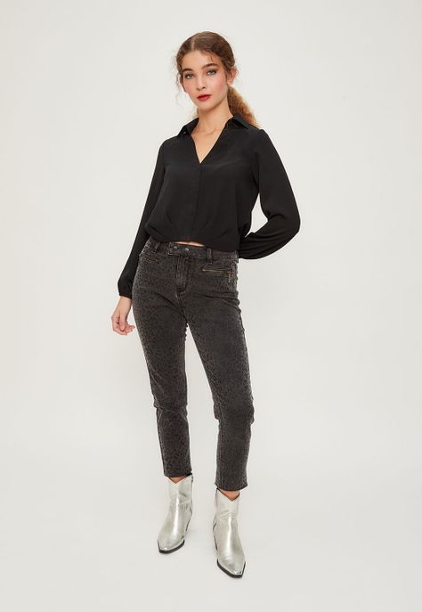 Blusa Lisa Negro iO 14020224055102-1