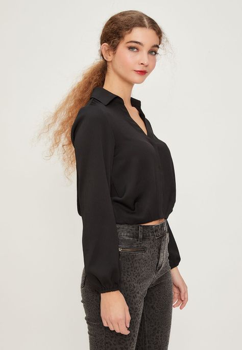 Blusa Lisa Negro iO 14020224055102-3