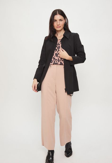 Trench Liso Negro Ash 17407224051102-0