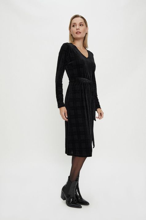 Vestido Liso Negro Ma Griffe 13002124053102-2
