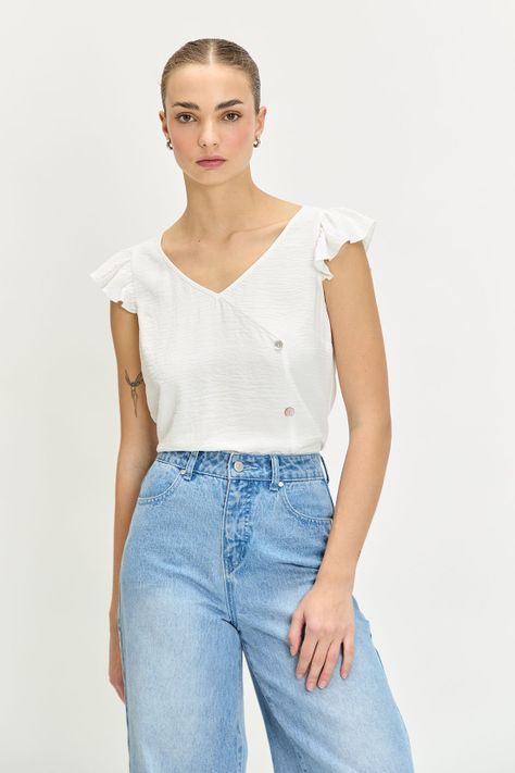 Blusa Lisa Crudo iO 14004224006105-0