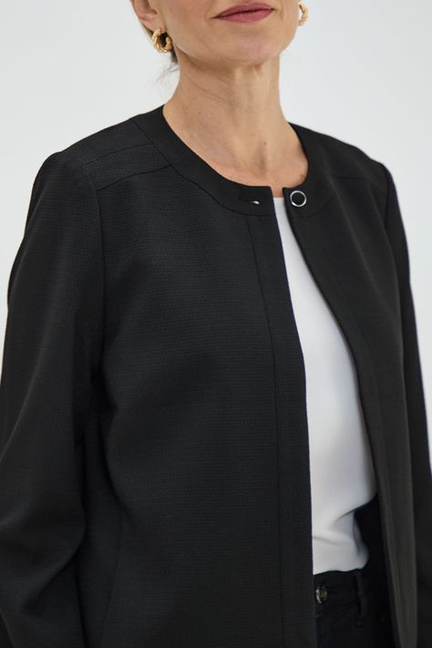 Chaqueta Corta Negro Ma Griffe 17502125100102-1