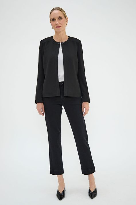 Chaqueta Corta Negro Ma Griffe 17502125100102-0
