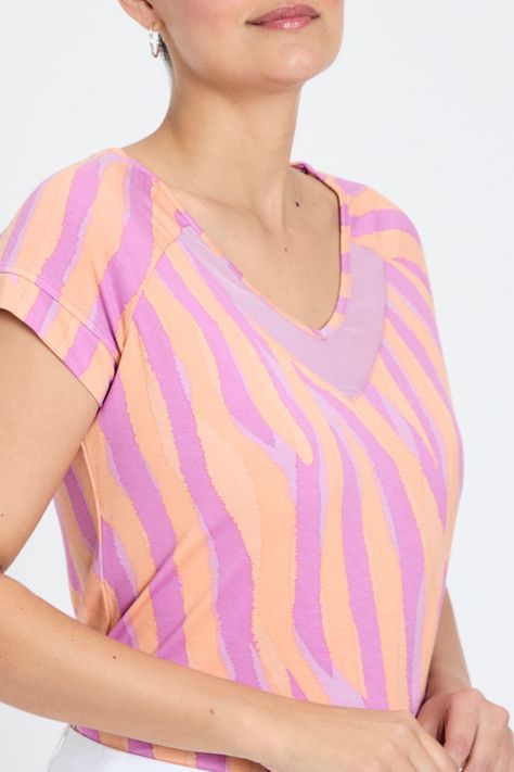 Polera Estampada Morado Ash 14307224053121-1