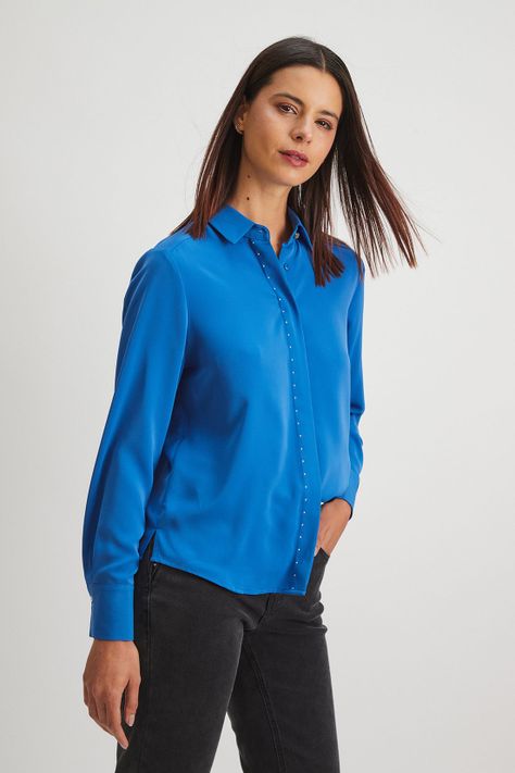 Blusa Lisa Azul Ash 14007224004134-2