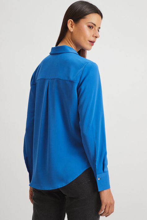 Blusa Lisa Azul Ash 14007224004134-3