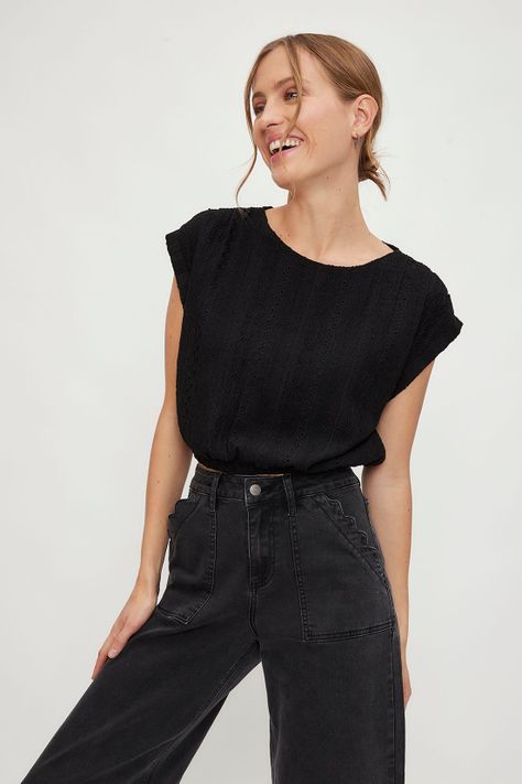 Polera Lisa Negro iO 14220224060102-0