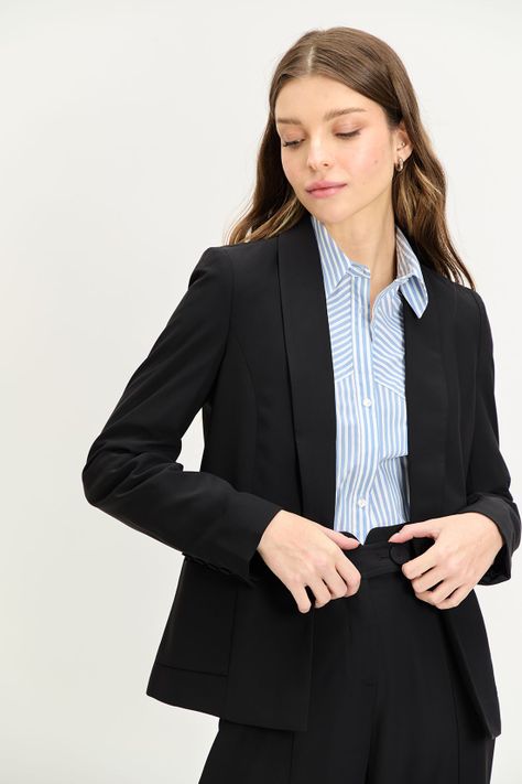 Blazer Liso Negro iO 16020224015102-0
