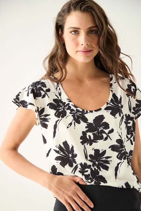 Polera Estampada Negro Ash 14307125001102-1