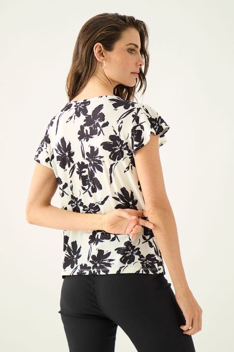 Polera Estampada Negro Ash 14307125001102-3