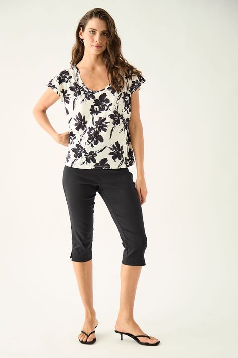 Polera Estampada Negro Ash 14307125001102-4