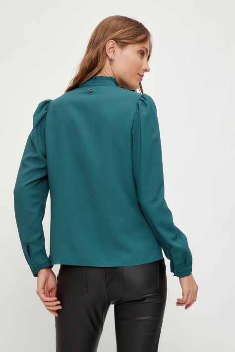 Blusa Lisa verde musgo iO 14020224058107-4