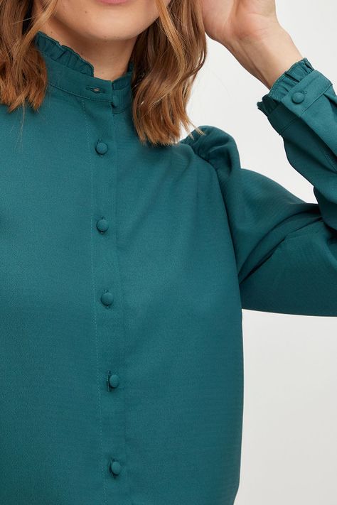 Blusa Lisa verde musgo iO 14020224058107-3