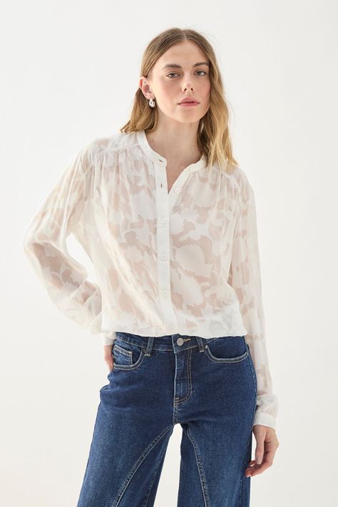 Blusa Manga Larga Lisa Crudo 14007125056105-0