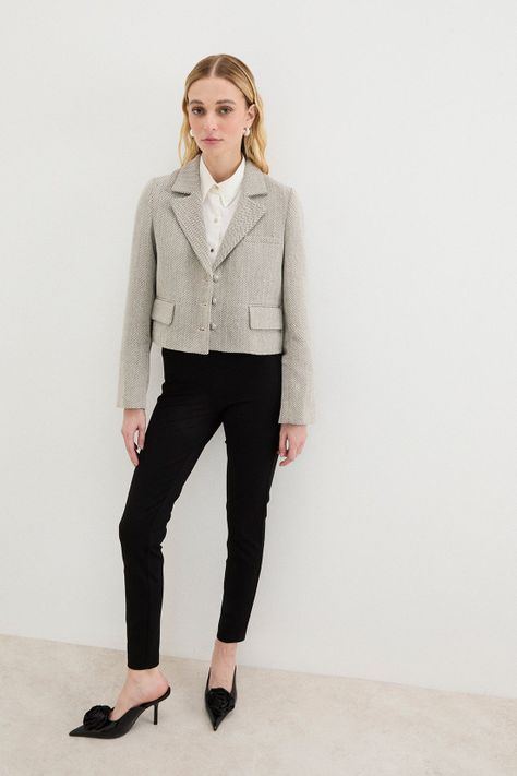 Blazer Fantasia Gris 16104125003113-3