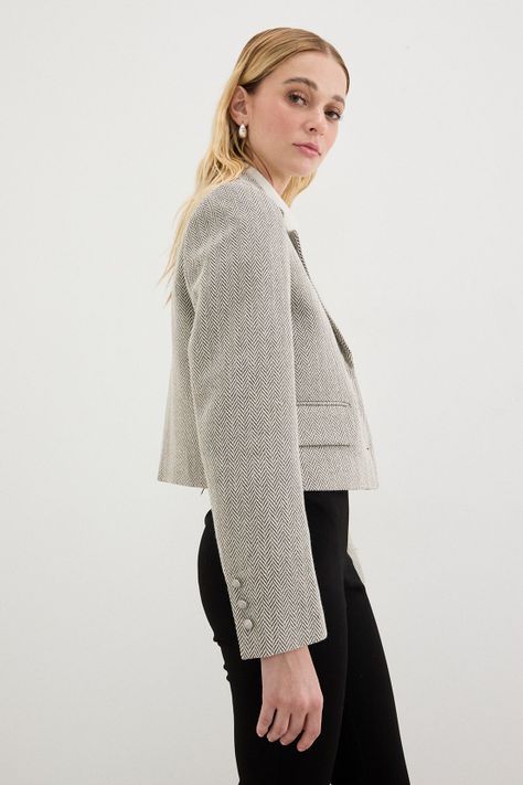 Blazer Fantasia Gris 16104125003113-4
