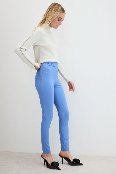 Pantalon Liso Azul 11004125009104-3