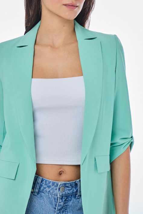 Blazer Liso Celeste iO 16020224021127-1