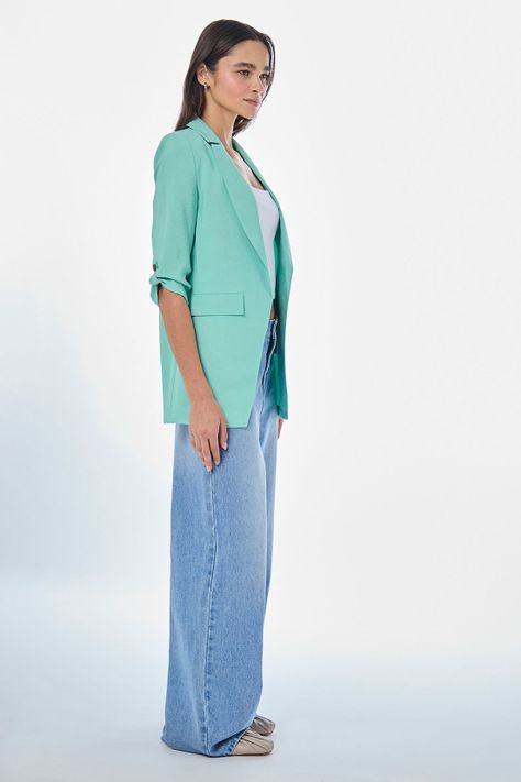 Blazer Liso Celeste iO 16020224021127-2