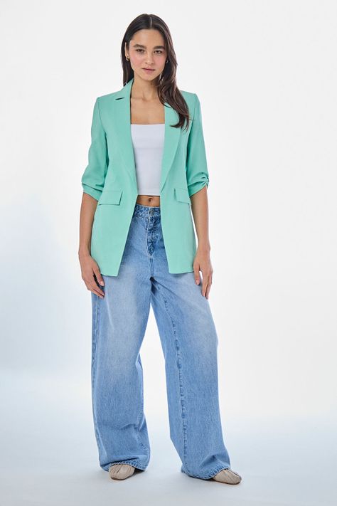Blazer Liso Celeste iO 16020224021127-4