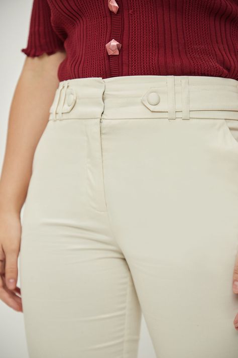 Pantalon Liso Blanco iO 11020224052105-2