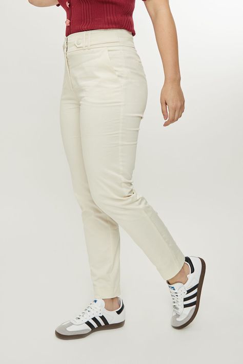 Pantalon Liso Blanco iO 11020224052105-3