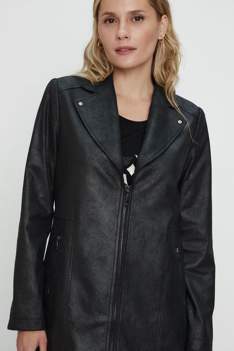 Trench Liso Negro Ma Griffe 17402224002102-2