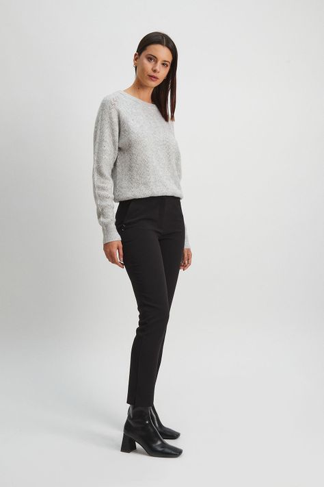 Pantalon Liso Negro Ash 11007224054102-3