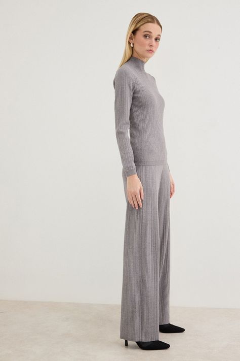 Calza Lisa Gris 11407125052163-3