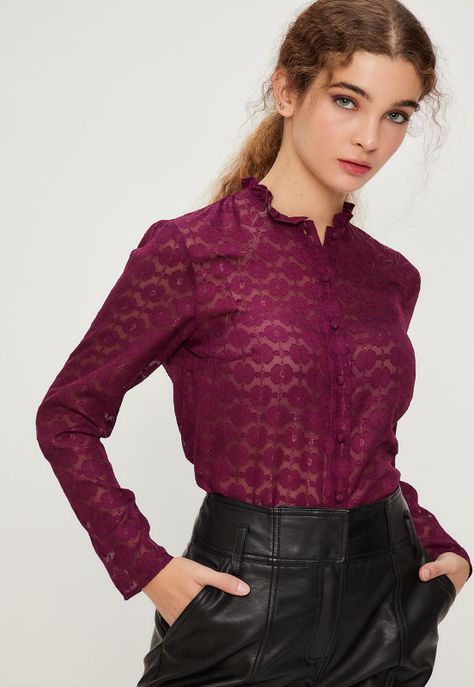 Blusa Fantasia Burdeo iO 14120224001112-0