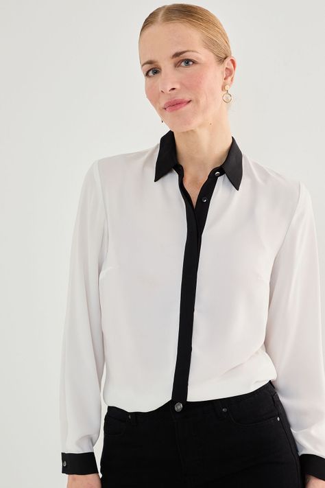 Blusa Camisera Bicolor Crudo 14002125058105-0