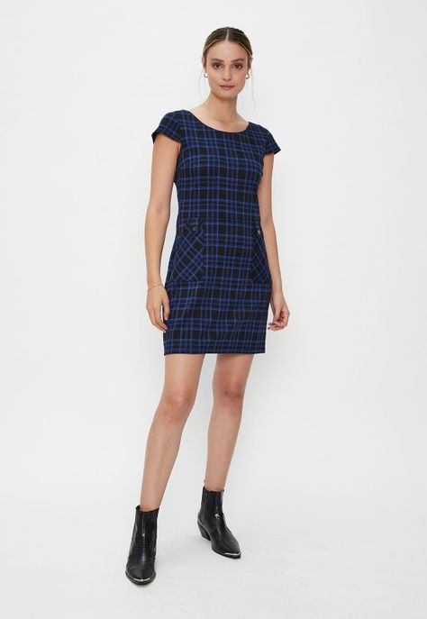 VESTIDO JUMPER CUADRILLE Negro Ash 13107124054102-0