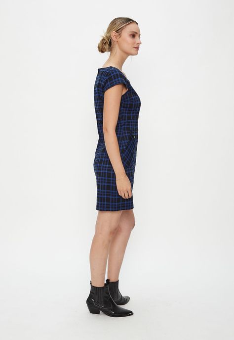 VESTIDO JUMPER CUADRILLE Negro Ash 13107124054102-3