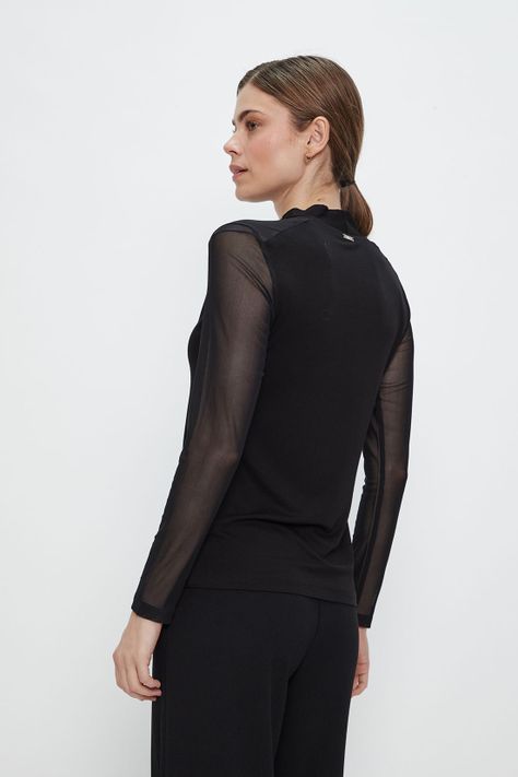 Polera Lisa Negro Ash 14207224051102-4