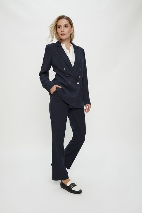 Blazer Liso Azul Ma Griffe 16002124056104-0