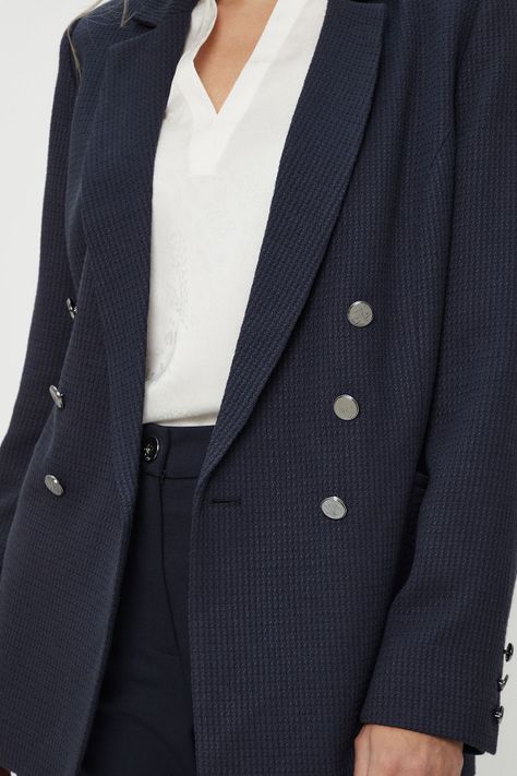 Blazer Liso Azul Ma Griffe 16002124056104-1