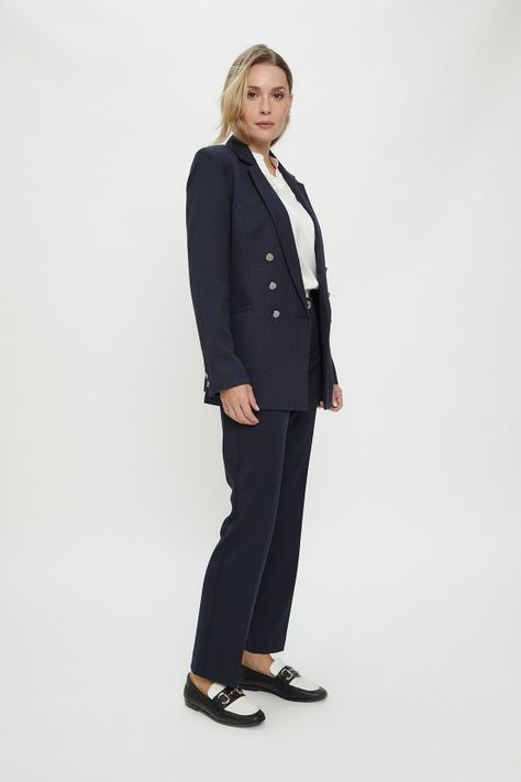Blazer Liso Azul Ma Griffe 16002124056104-3
