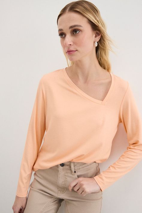Polera Lisa Naranjo 14207125006131-4