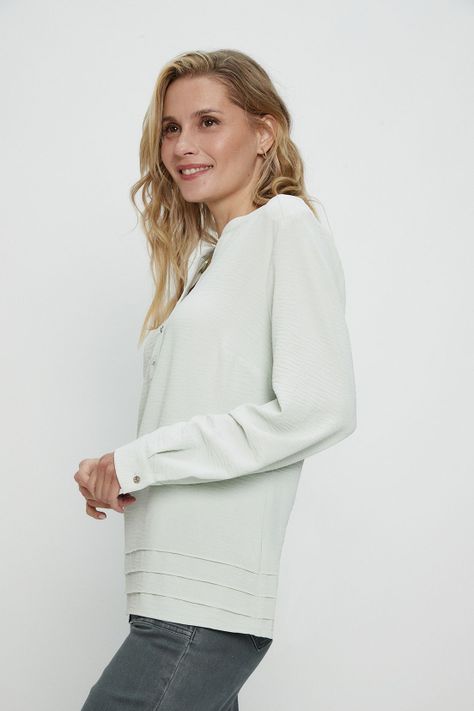 Blusa Lisa Verde Ma Griffe 14002224002117-3