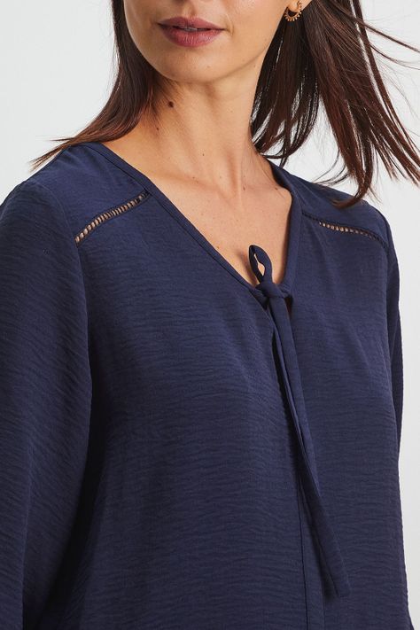 Blusa Lisa Azul Ash 14007224051104-2