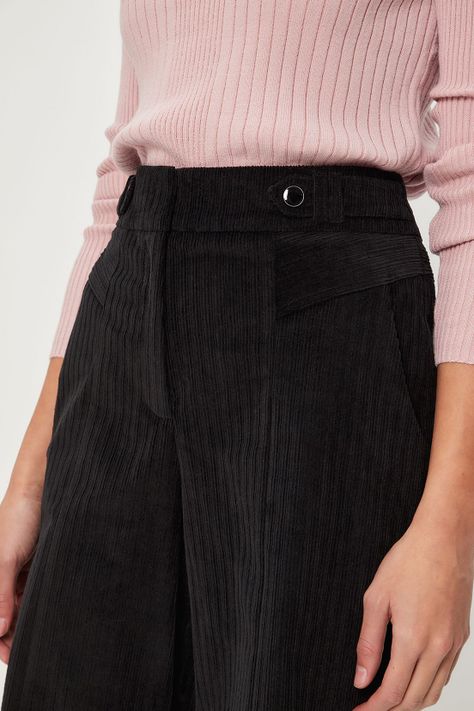 Pantalon Liso Negro iO 11020124062102-2