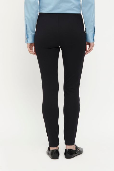 Calza Lisa Pretina Elastico Negro Ash 11407224003102-4
