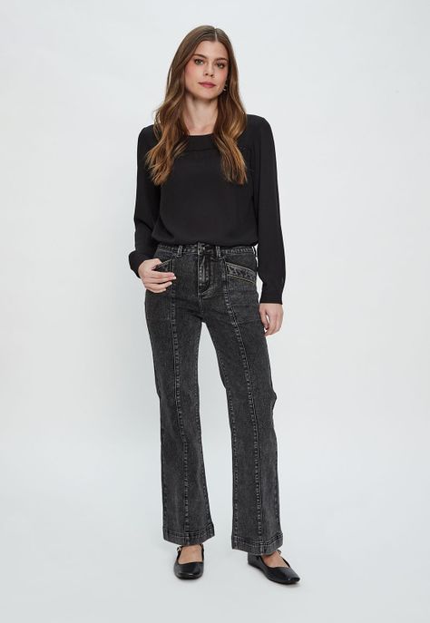 Jeans Liso Negro Ash 11307224001102-0