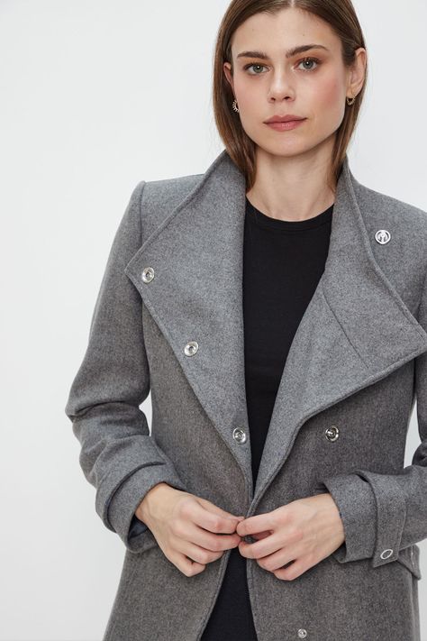 Chaqueton Liso Gris Ash 17204124003113-1