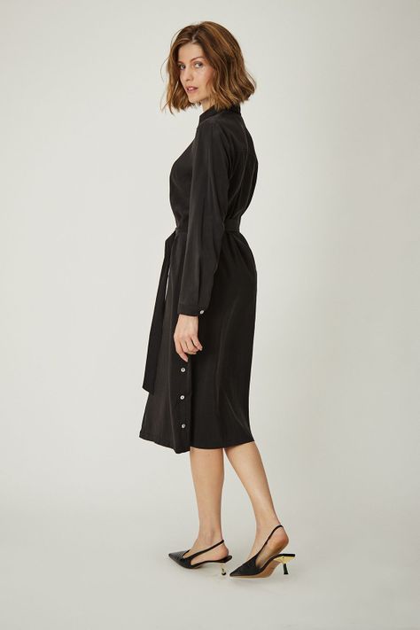 Vestido Liso Negro Ma Griffe 13002224051102-3