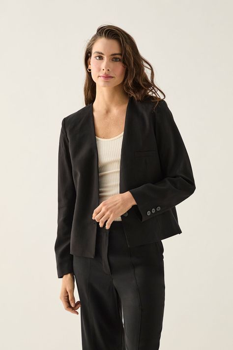 Blazer Liso Negro Ash 16007125001102-2