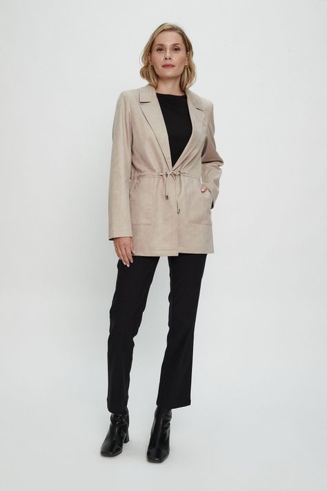 Casaca Lisa Beige Ma Griffe 17502224053106-0