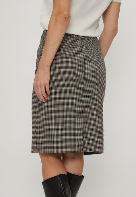 Falda Cuadrille Negro Ma Griffe 12102124052102-3