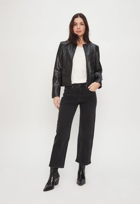 Chaqueta Lisa Negro Ash 17507224001102-0