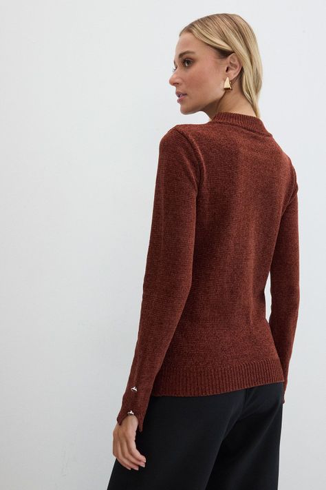Sweater Liso Café 18107125054129-2